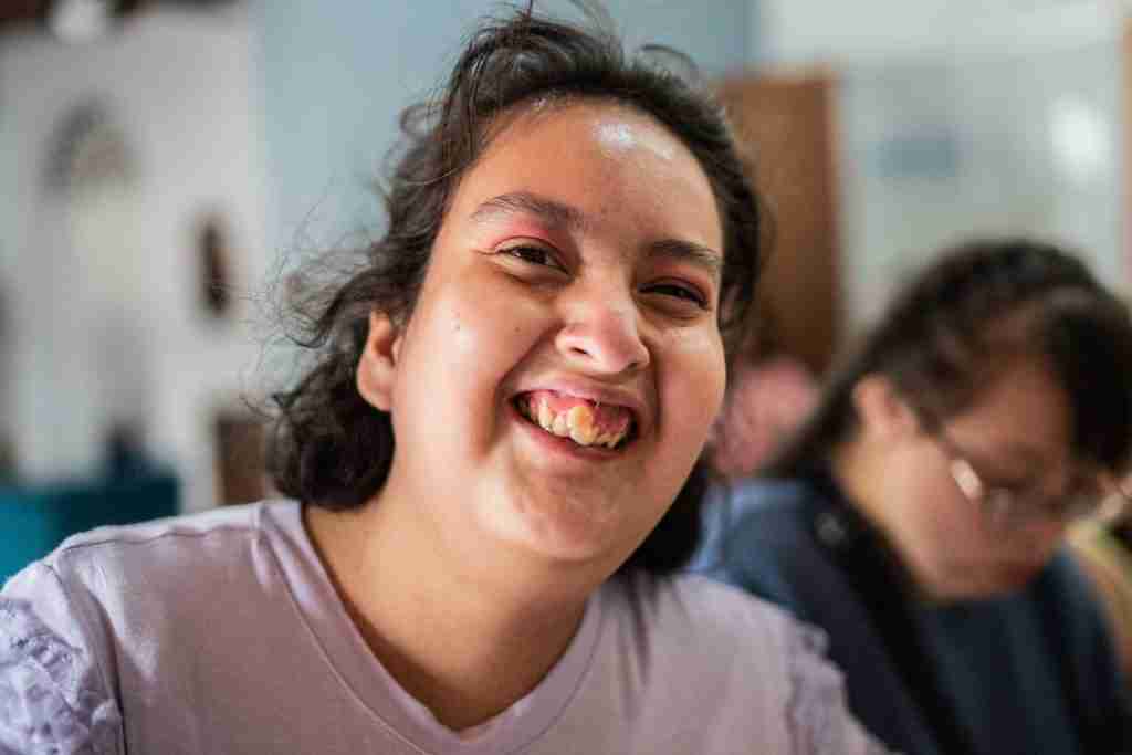smiling woman