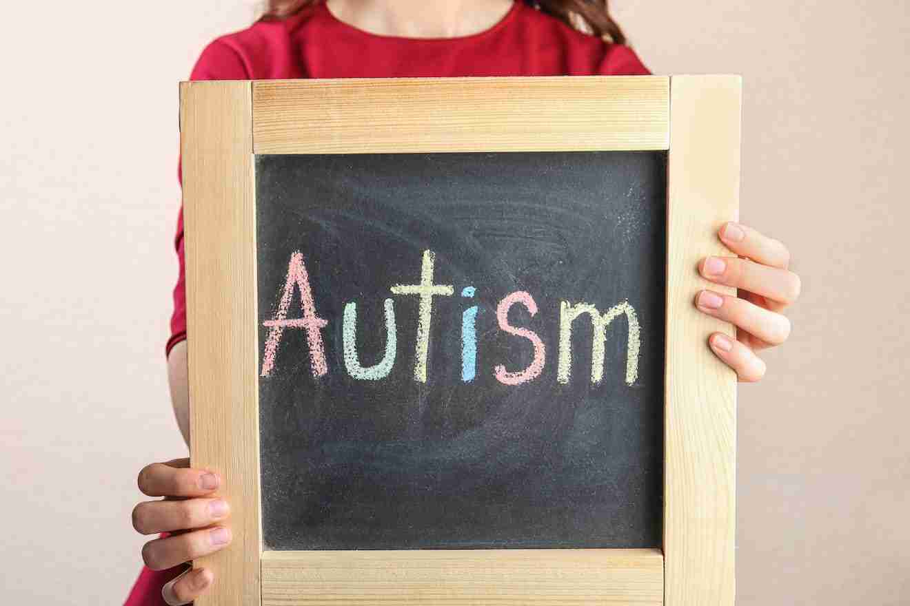 autism written in chalk