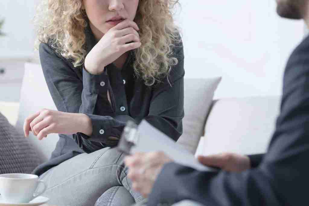 woman in therapy