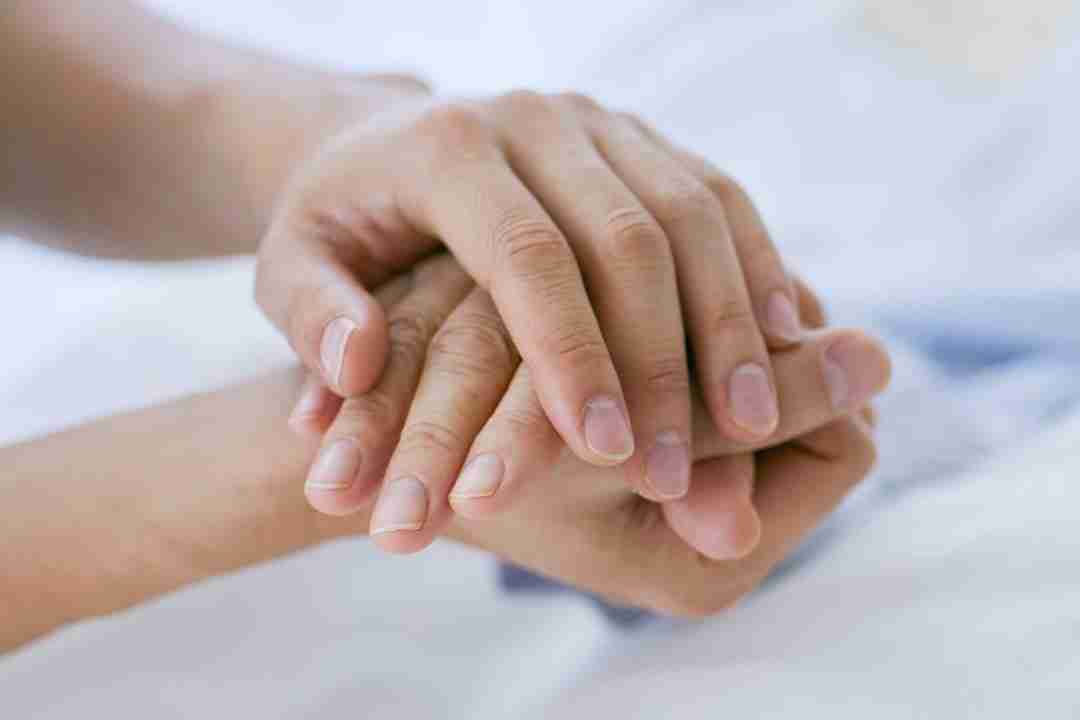 holding hands